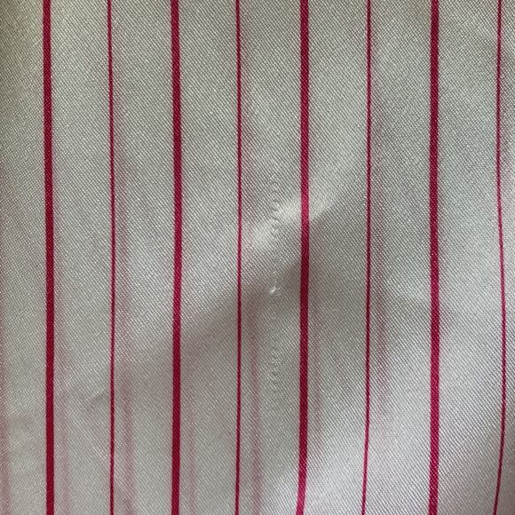 Vintage Gold Label Victoria’s Secret Button Front Nightgown White & Pink Striped - Picture 5 of 5